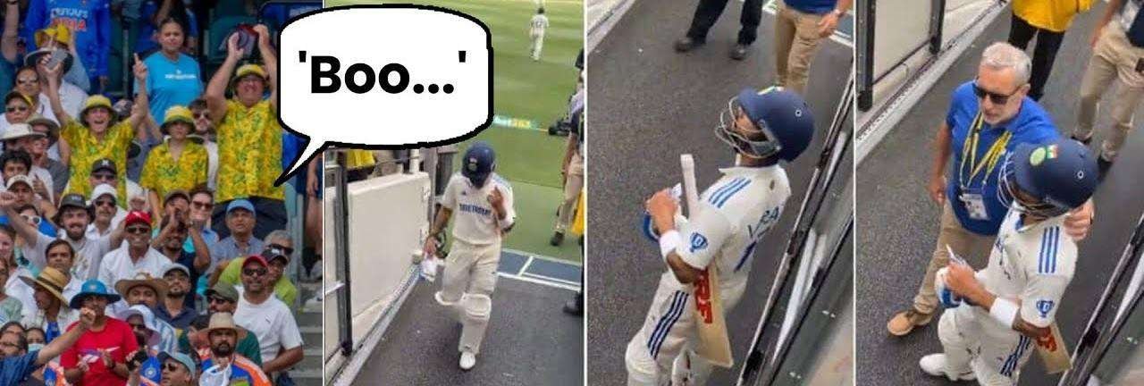 Virat Kohli confronts booing MCG fans