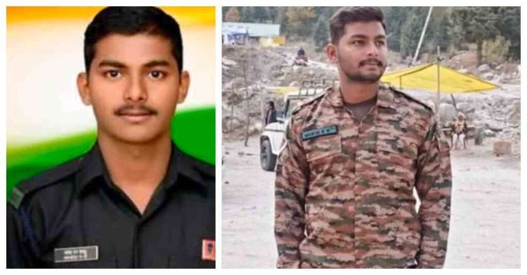 mountain collapse in Ladakh Belgaum soldier martyred