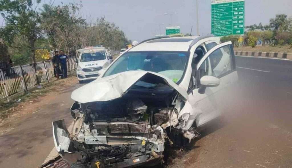 Killed in car accident near Hirebagewadi toll plaza