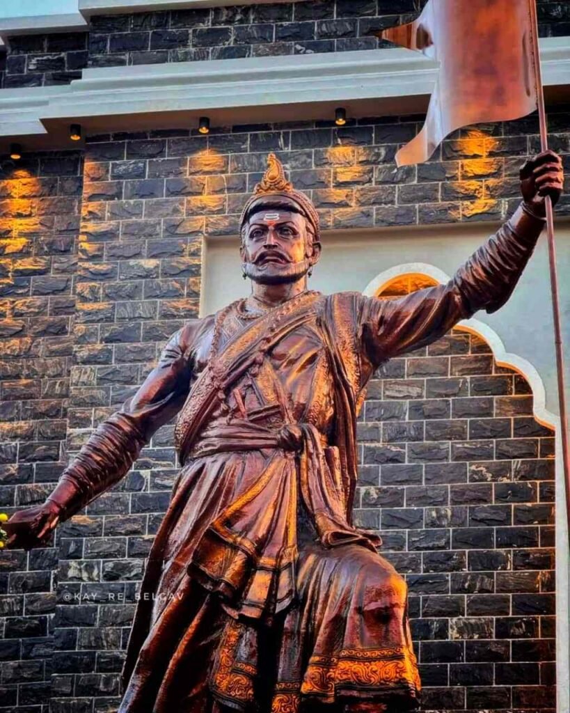 Sambhaji Maharaj statue Belgaum District Collector